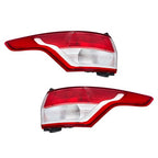 For Ford Escape 2013 2014-2016 Left+Right Side Rear Tail Light Brake Lamp Chrome