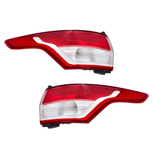 For Ford Escape 2013 2014-2016 Left+Right Side Rear Tail Light Brake Lamp Chrome