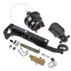 7'' Dual Power Brake Booster 1'' Bore Master, Side Mount Valve Disc/Disc Kit New