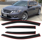 Window Visor Sun Rain Guard Vent for Honda Accord Seden 2013 2014-2017 4 Pcs
