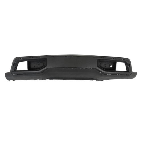 For 2019-2021 Chevrolet Silverado 1500 Black Plastic Front Bumper W/O Vents
