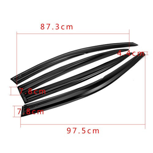 Fit For 2008-12 Honda Accord Sedan Window Visors Deflector Guard NEW Visor Guard