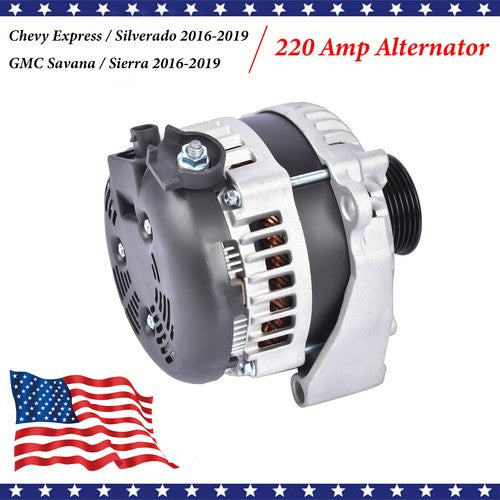 Alternator 220A for GMC Sierra Chevy Silverado 2500 HD 2015-2019 Suburban 3500HD