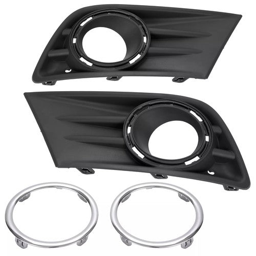 Fog Light Cover Bezel Chrome Ring for Honda Pilot 2012 2013 2014 2015 LH RH
