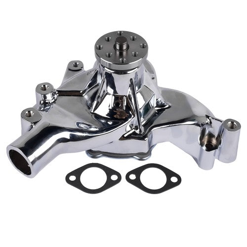 High Flow Chrome Long Water Pump Silver for Chevy BBC 396 402 427 454 V8 Engines