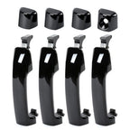 Glossy Black Painted Door Handle Kit 4 Pcs for Toyota Tundra Sequoia 2011-2019
