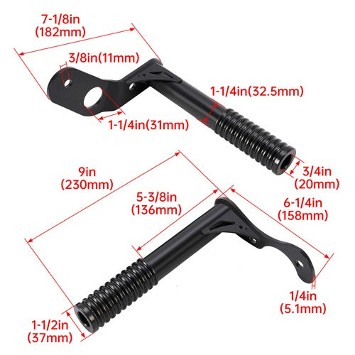 Passenger Crash Bar Protector For Harley Softail Street Bob FXBB 2018-2024 Black
