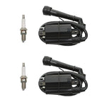 2 x Ignition Coil Spark Plug For Suzuki VS700 1886-1887 VS750 88-91 VS800 92-04