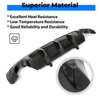 Rear Lower Diffuser Bumper for Nissan Teana Altima 2016-2019 Carbon Fiber Style