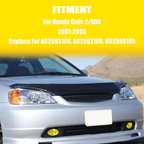 Yellow Lens Front Driving Fog Light Kit Harness for 2001-2003 for Honda Civic