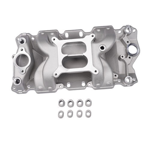 For Chevrolet 350 Small Block 22026 Aluminum Dual Plane Air Gap Intake Manifold