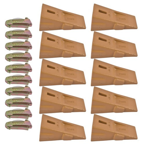 X290 Sharp Bucket Teeth/Tooth with K290S Flexpins Fit for Mini Excavator 10Pcs