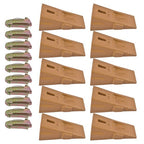 X290 Sharp Bucket Teeth/Tooth with K290S Flexpins Fit for Mini Excavator 10Pcs