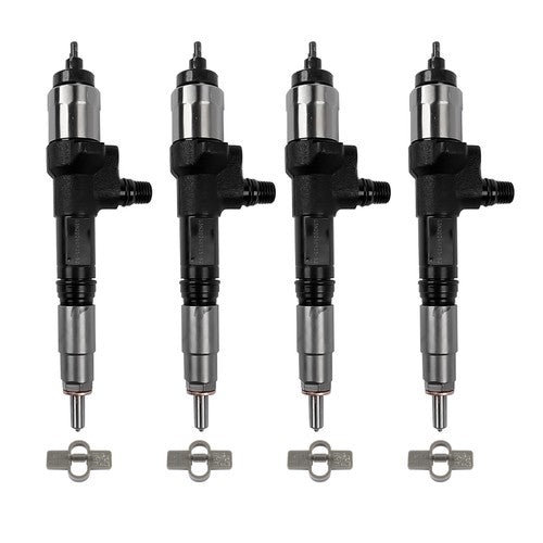Ser of 4 Common Rail Fuel Injectors Fits for Kubota V3800 V3800T 3.8L 1J50053052