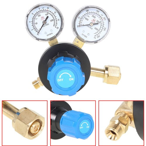 Oxygen & Acetylene Regulators CGA540 and CGA200 Compatible W/V-Style Welding Gas
