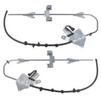 2PCS Power Window Regulator w/ 2-Pin Motor for Freightliner M2 Front Left+Right