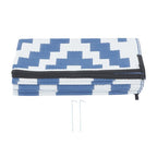 9x12ft Outdoor Plastic Straw Rug For Camping Outdoor Carpet RV Mat Blue & White