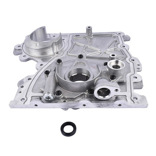 Engine Timing Chain Cover w/ Oil Pump for Chevy Colorado GMC Canyon Buick Isuzu