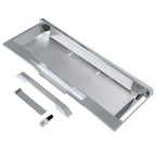 Rear License Plate Trim Cover Frame for 2003 2005 Hummer H2 SUV Chrome With Holes