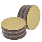 100 Pack 5 Inch 240 Grit Hook Loop Pads Sanding Discs NO-Hole Sand Paper