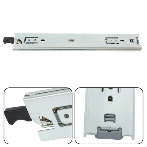 1 Pair 12 Inch 150 Lb Capacity Heavy Duty Locking Drawer Slides
