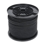 3/8in×250ft Nylon Solid Braid Rope High UV Abrasion Resistance Industrial Black
