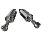 Pair Rear Shock Absorbers For Harley Softail Models 1989-1999 Adjustable Silver