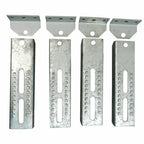 8 Pcs 10 Inch Tall Galvanized Boat Trailer Vertical Bunk Board Brackets Bolster