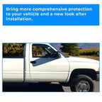 Lower Front Door Skin Set For 94 To 02 Dodge Ram Except 4 Door Quad Cab Pair