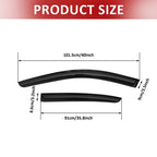 Window Vent Visor Sun Rain Guard Gloss Black 4PCS for 2008-2012 for Honda Accord