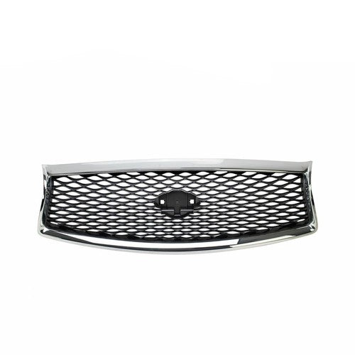 Front Bumper Grille Grill Assembly for Infiniti Q50 2014 2015 2016 2017 Chrome