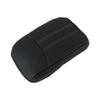 For Honda Pilot  23-24 Black Leather/White Thread Center Console Armrest Gloves