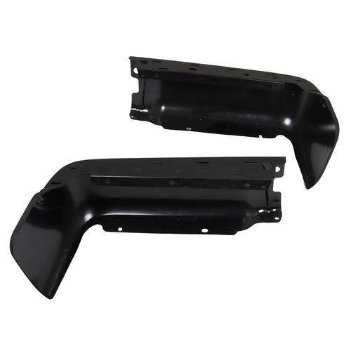 Rear Bumper Ends For Ford F150 2009-2014 Primered Steel Set Black Pair LH RH