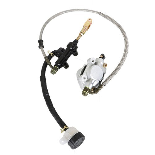 Rear Hydraulic Brake Assembly Caliper Master Cylinder For Go Kart Golf Cart ATV