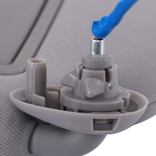 Gray Plastic Driver Side Sunvisor With Lights And Mirror For 17-22 Honda CR-V