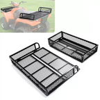 Universal For ATV Front&Rear Drop Cargo Basket Rack Storage Carrier Hauler 2 PCS