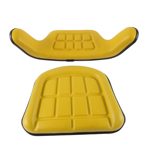 New For John Deere 310 310A 310B 401 401B Backhoe Loader Yellow Seat Cushion Set
