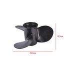 Outboard Propeller 11.1"x13" Fits Tohatsu Nissan Engine 35-50HP 13 Tooth Black