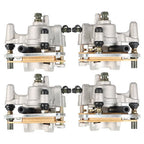 Front & Rear Brake Calipers w/Pads For Yamaha YFM700F/P Grizzly 700 07-20 NEW