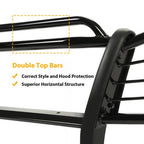 Front Bumper Bar Grill Guard Brush Black for Ford Expedition 2003-2017