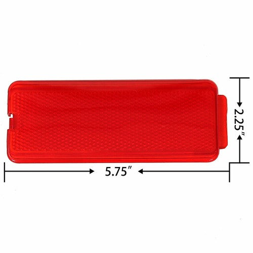 Front Rear Door Red Reflector Panel for Ford F250 F350 Super Duty 1999 2007