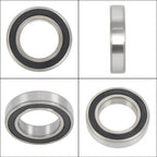 10Pcs 6008-2RS Bearings 40×68×15mm Double Rubber Seals Deep Groove Ball Bearing