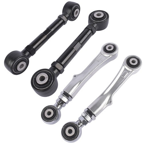 2x Rear Camber Arms + 2x Toe Arms Kit Adjustable for Tesla Model X / S 2013-2020