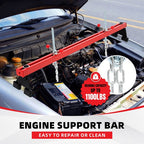 Engine Support Bar 1100lb Motor Transverse Bar Lift Holder Dual Hook Cross