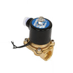 3/4��� 12V Air Water N/C Gas Oil Normally Closed Electric Solenoid Valve DC DN20