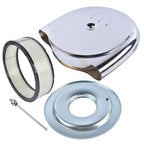 Round Air Cleaner Kit Fits for Cadillac Oldsmobile 1951-1956 Chrome Plated Steel
