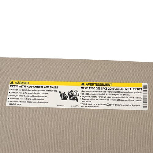 Gray Passenger SunVisor WIth Lighted For Silverado Sierra Tahoe Yukon 2007-2014
