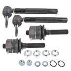 0-6" Heavy Duty Tie Rod Ends Kits for Chevy Silverado Sierra 2500HD 3500HD Black