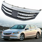 Radiator Bumper Grille Front Upper Grill for 2011 2012 Honda Accord Chrome