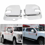 Full Chrome Mirror Handle Cover for Ford F250 F350 450 550 Super Duty 2017-2022